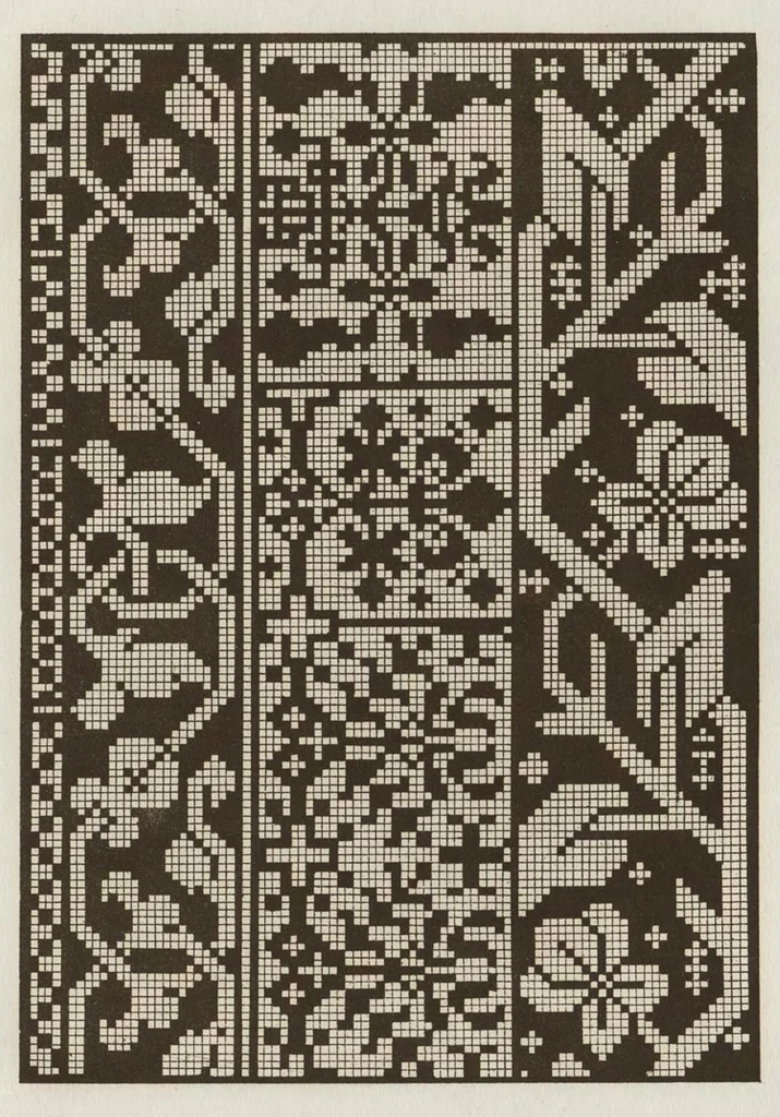 An illustration from Livres a dentelles; No. 4, 1887, leaf 40
