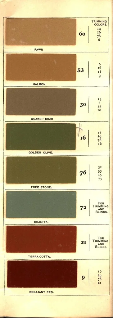 An illustration from Longman & Martinez pure paints 1902., 1902, leaf 9