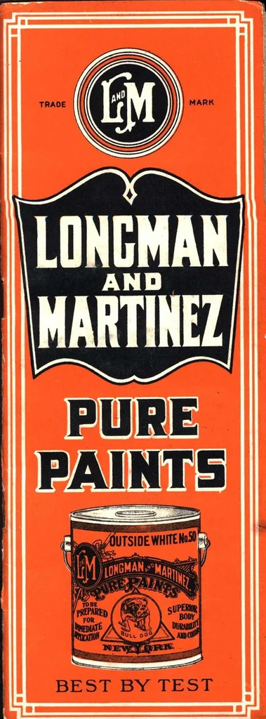 An illustration from Longman & Martinez pure paints 1905., 1905, leaf 0