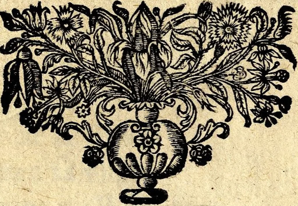 An illustration from L'Orphée grotesque avec le bal rustique, en vers burlesques, 1649, leaf 11
