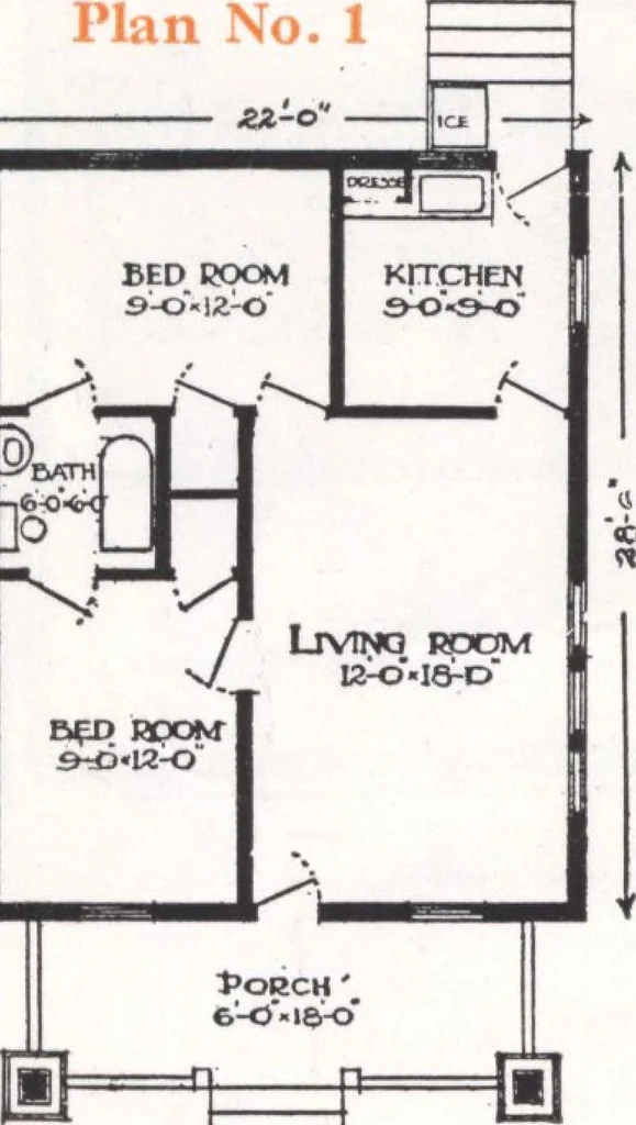 An illustration from Bossert houses, 1922, leaf 15