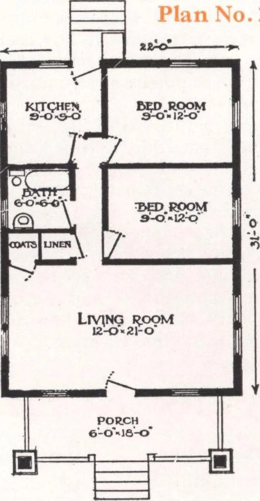 An illustration from Bossert houses, 1922, leaf 15