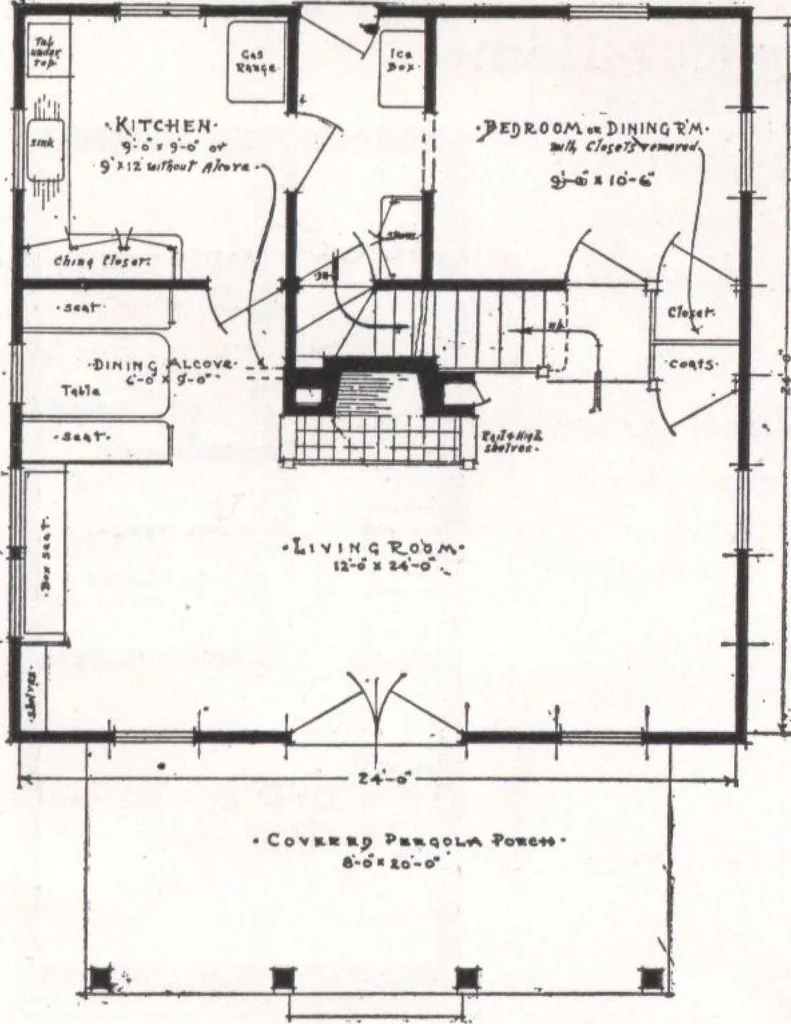 An illustration from Bossert houses, 1922, leaf 16