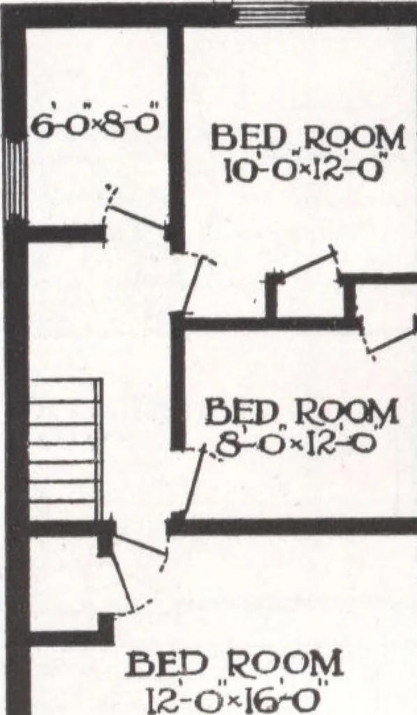 An illustration from Bossert houses, 1922, leaf 17