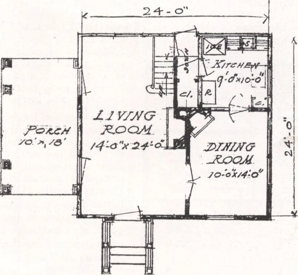 An illustration from Bossert houses, 1922, leaf 18