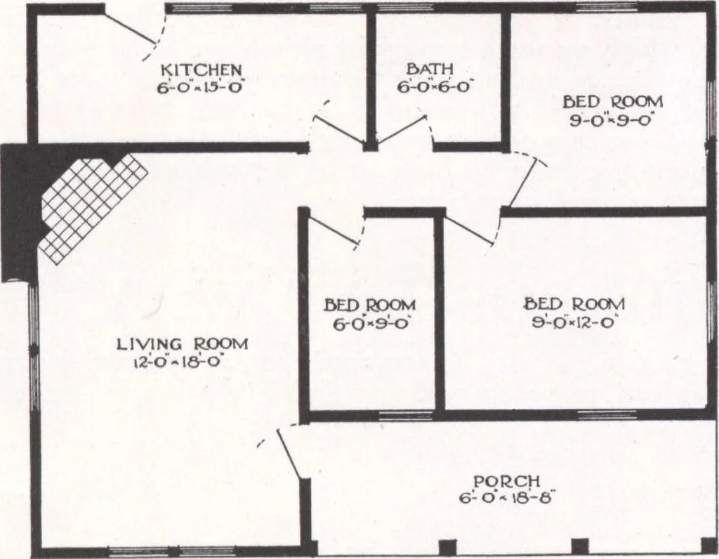 An illustration from Bossert houses, 1922, leaf 22