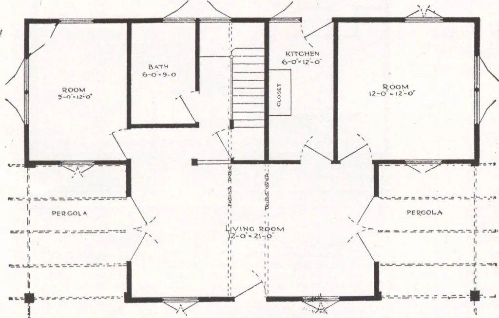 An illustration from Bossert houses, 1922, leaf 26