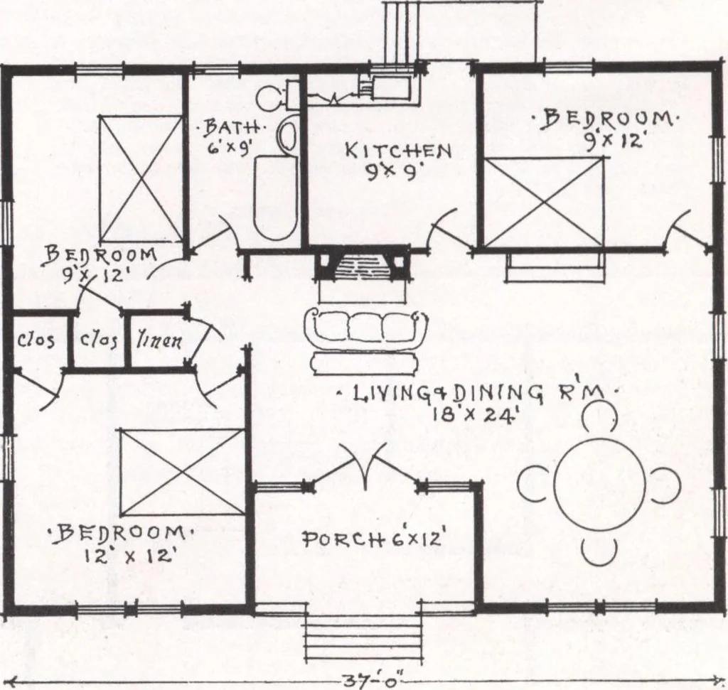An illustration from Bossert houses, 1922, leaf 27