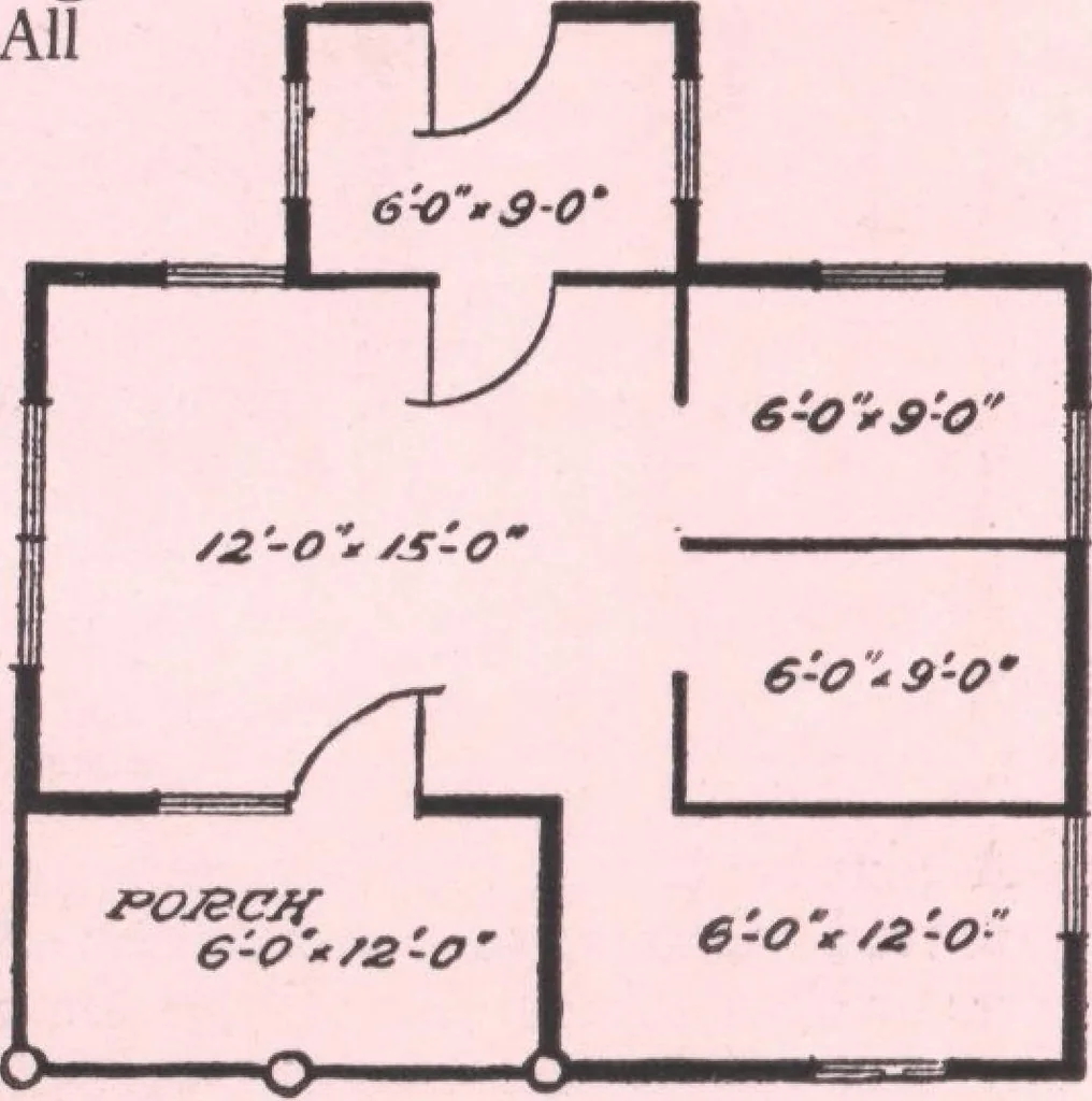 An illustration from Bossert houses, 1922, leaf 37