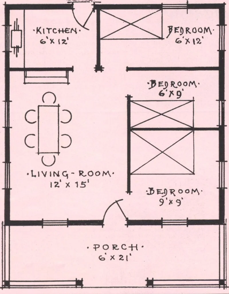 An illustration from Bossert houses, 1922, leaf 38