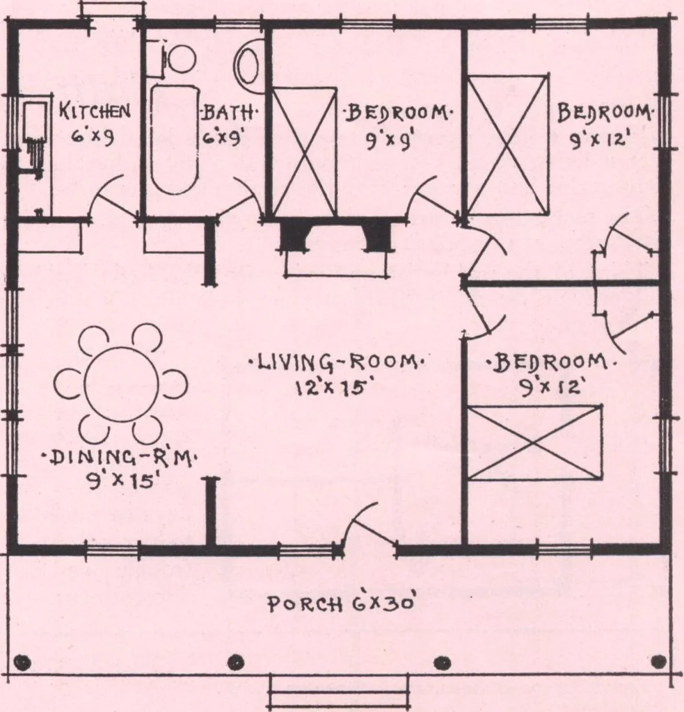 An illustration from Bossert houses, 1922, leaf 40