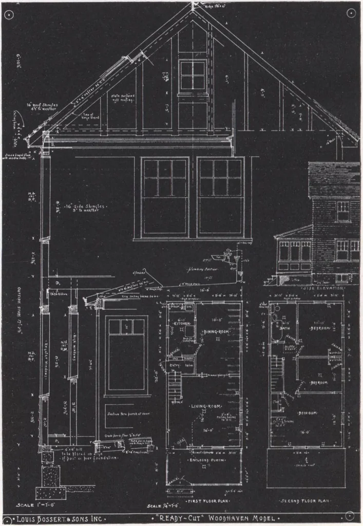 An illustration from Bossert houses, 1922, leaf 9
