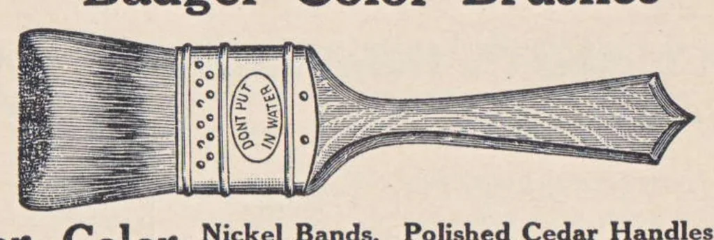 An illustration from Illustrated Catalog of Brushes for 1919 - 1920, 1919, leaf 90