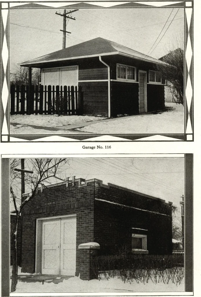 An illustration from Architectural economy, vol. 1, 1920, leaf 105