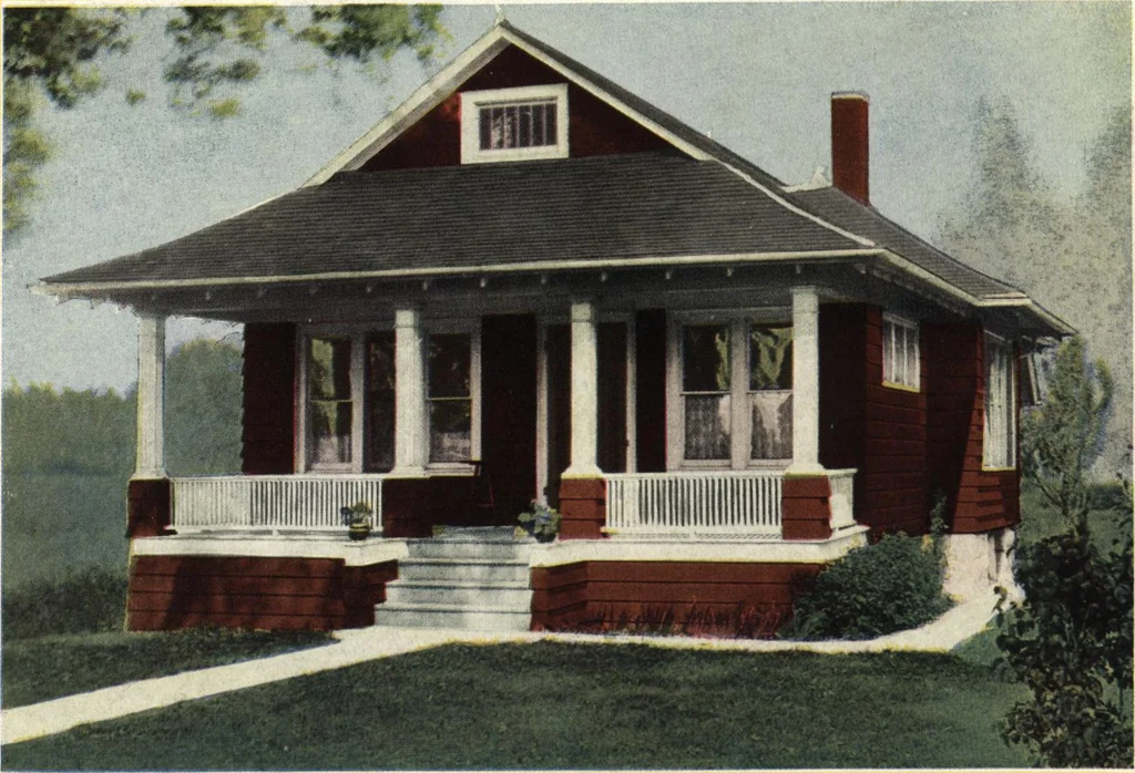An illustration from Architectural economy, vol. 1, 1920, leaf 11