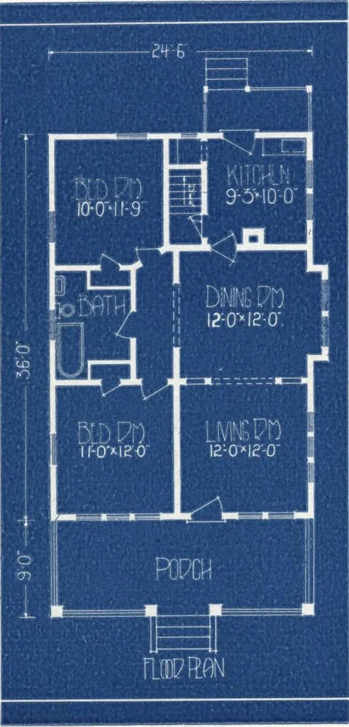 An illustration from Architectural economy, vol. 1, 1920, leaf 11
