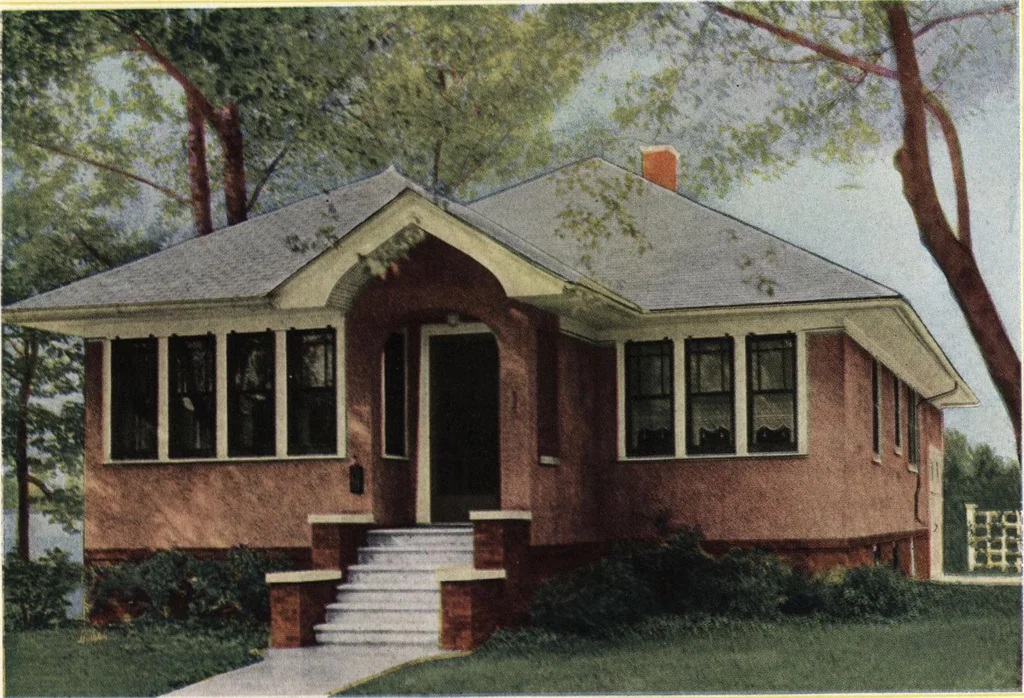 An illustration from Architectural economy, vol. 1, 1920, leaf 12
