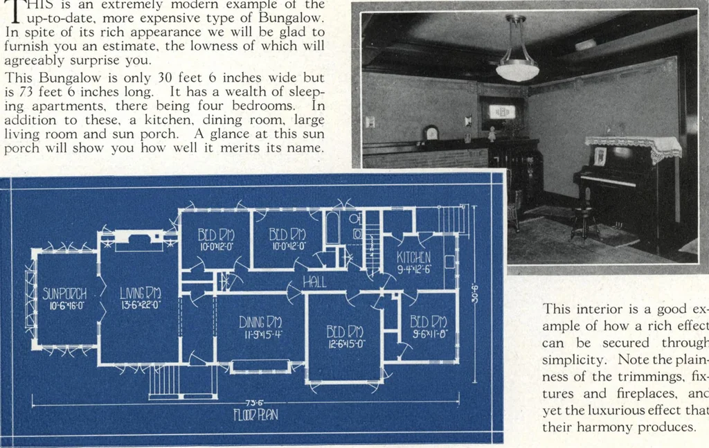 An illustration from Architectural economy, vol. 1, 1920, leaf 13