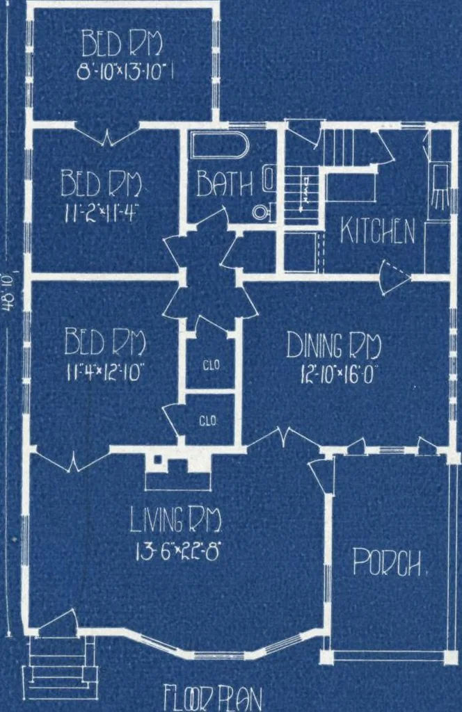 An illustration from Architectural economy, vol. 1, 1920, leaf 15