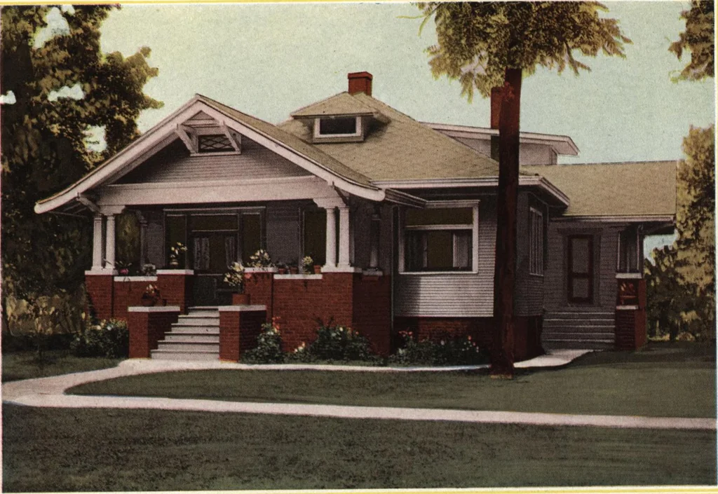 An illustration from Architectural economy, vol. 1, 1920, leaf 17