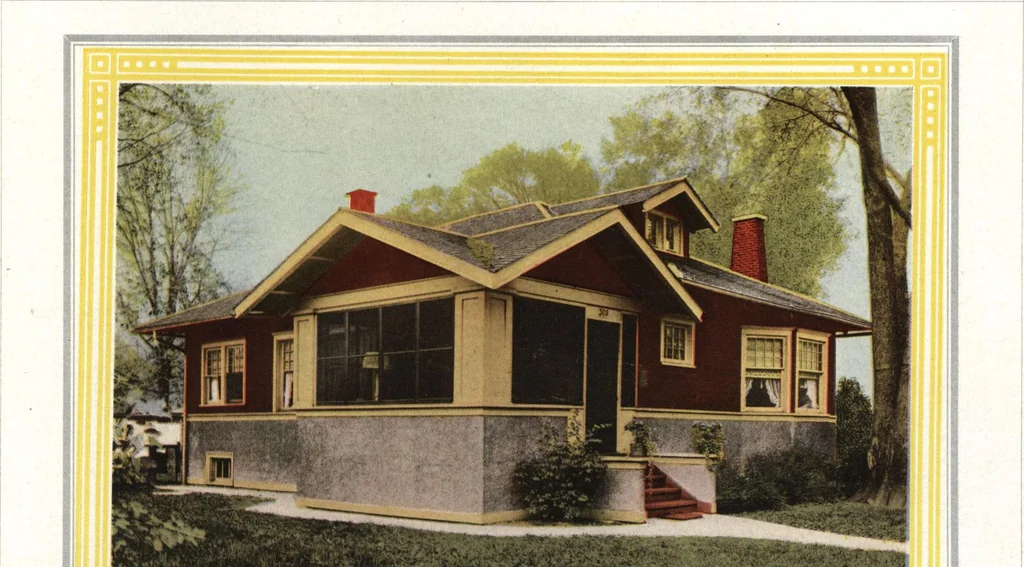 An illustration from Architectural economy, vol. 1, 1920, leaf 18