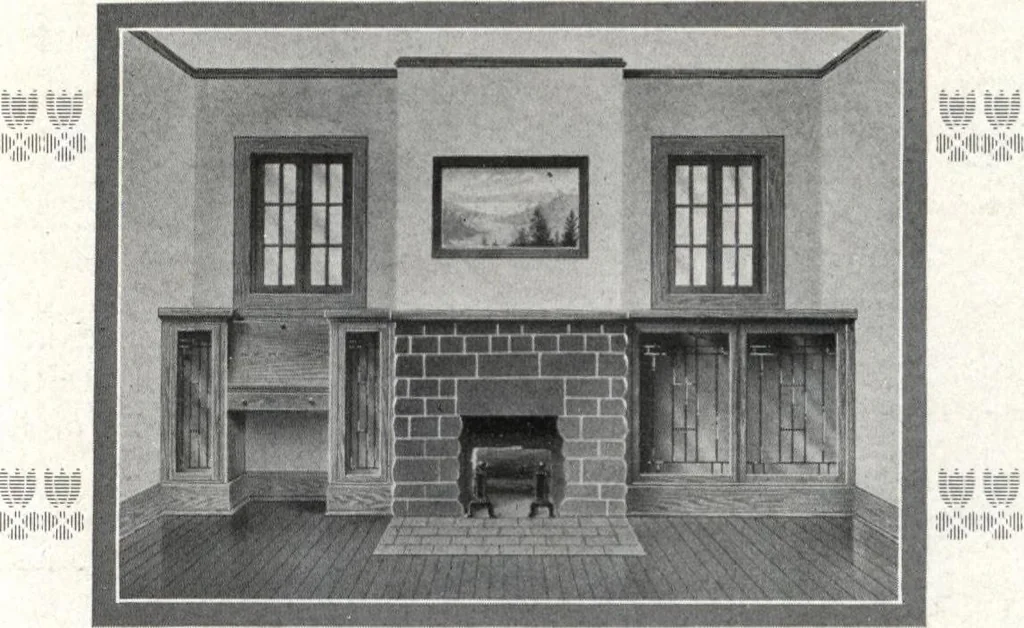 An illustration from Architectural economy, vol. 1, 1920, leaf 18