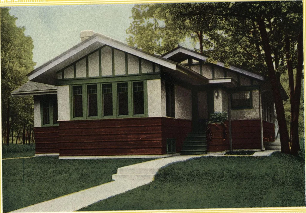 An illustration from Architectural economy, vol. 1, 1920, leaf 19