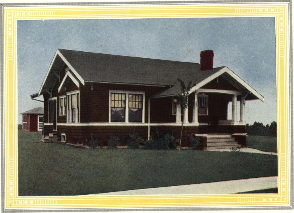 An illustration from Architectural economy, vol. 1, 1920, leaf 23