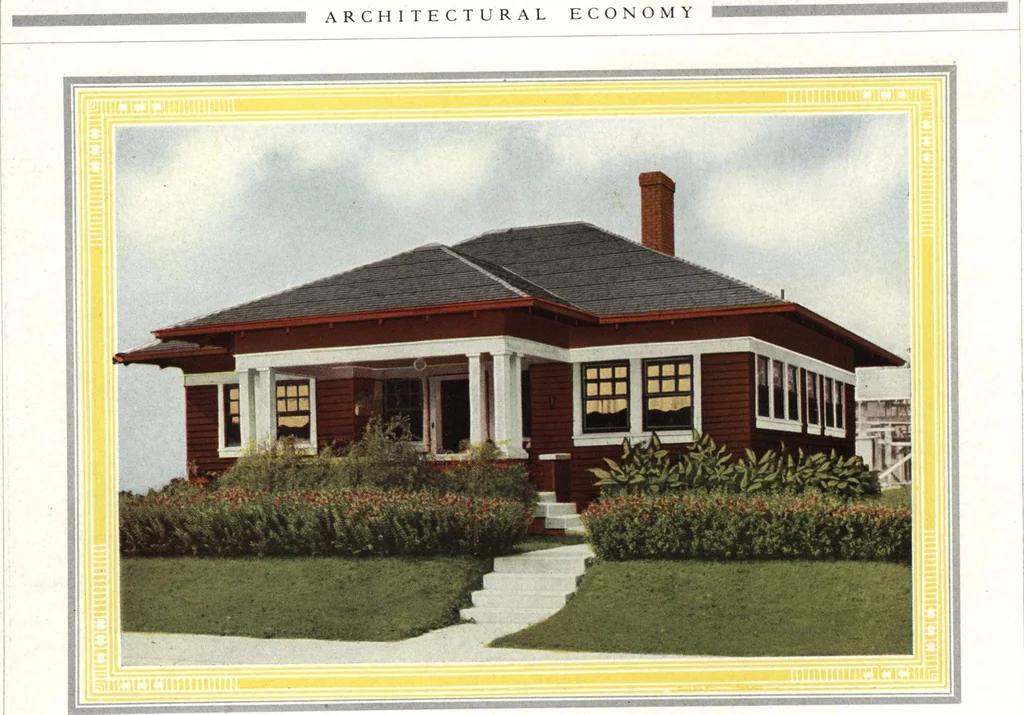 An illustration from Architectural economy, vol. 1, 1920, leaf 25