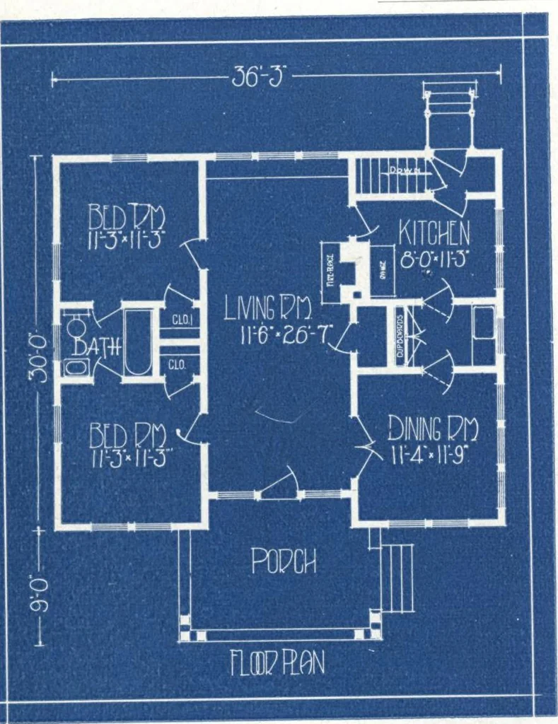 An illustration from Architectural economy, vol. 1, 1920, leaf 25
