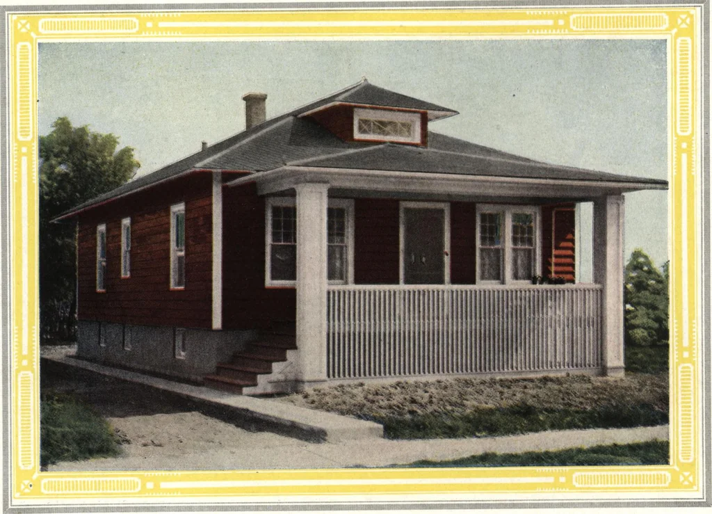 An illustration from Architectural economy, vol. 1, 1920, leaf 27