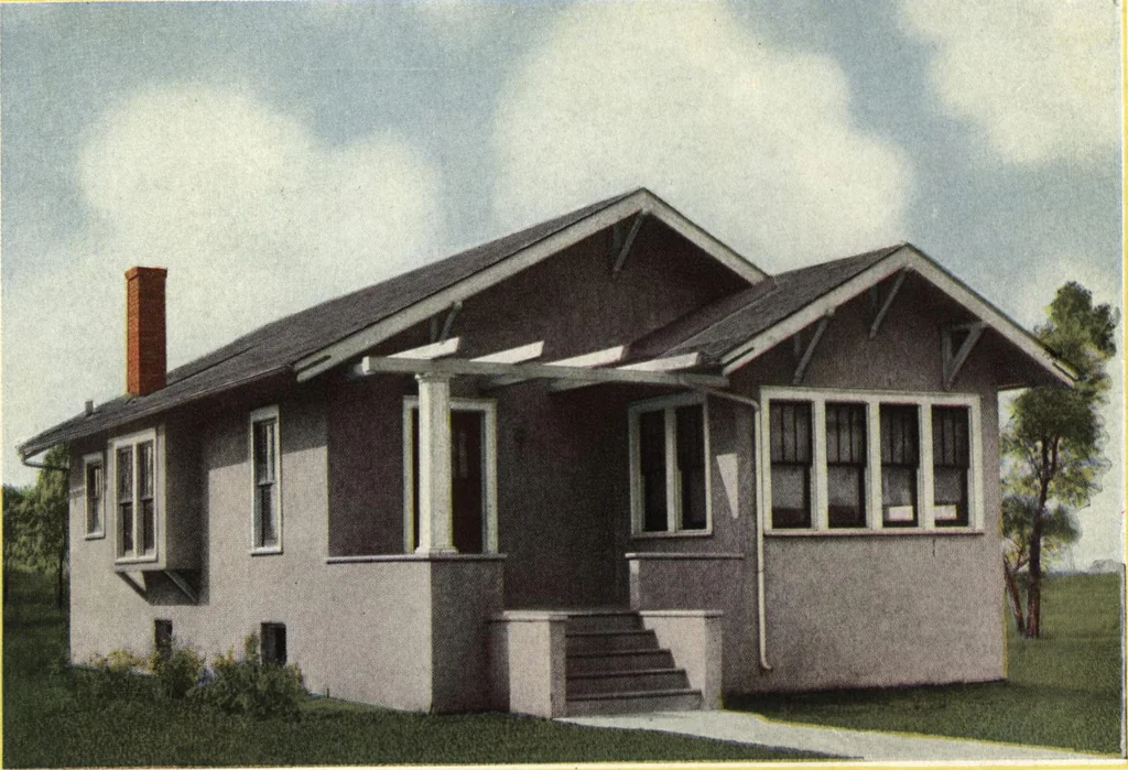 An illustration from Architectural economy, vol. 1, 1920, leaf 29