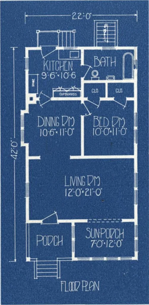 An illustration from Architectural economy, vol. 1, 1920, leaf 29