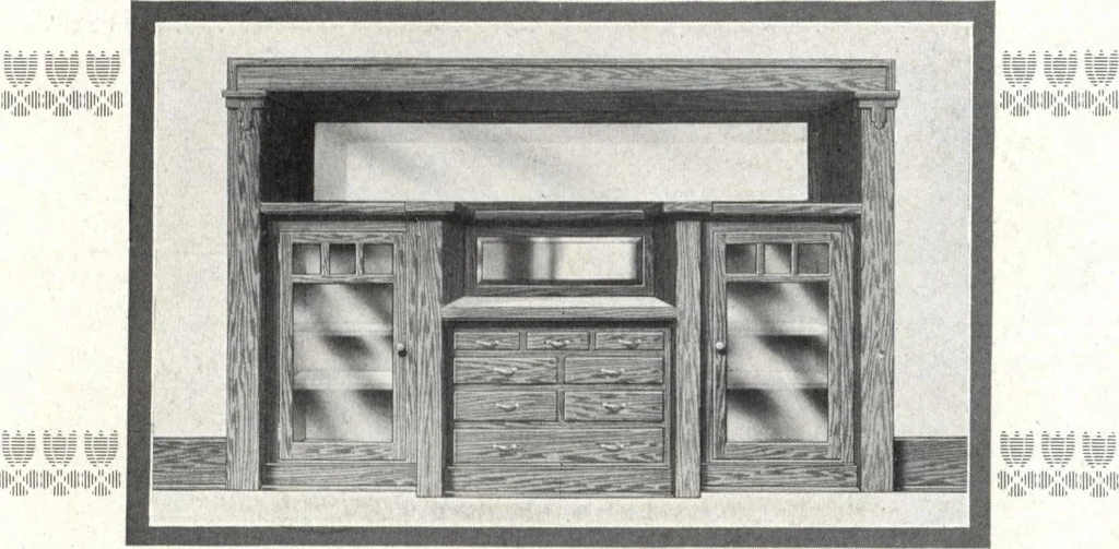 An illustration from Architectural economy, vol. 1, 1920, leaf 34