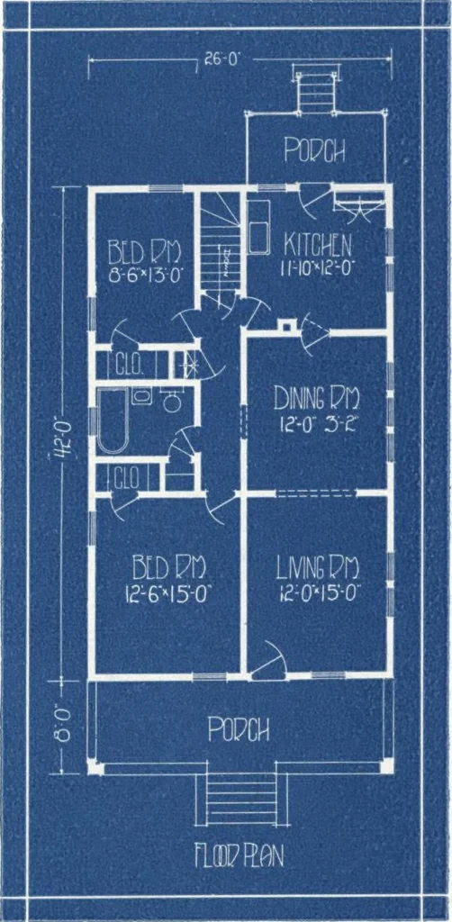 An illustration from Architectural economy, vol. 1, 1920, leaf 34