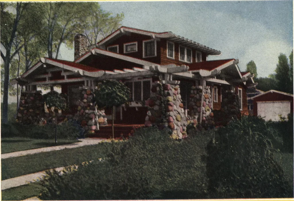 An illustration from Architectural economy, vol. 1, 1920, leaf 35
