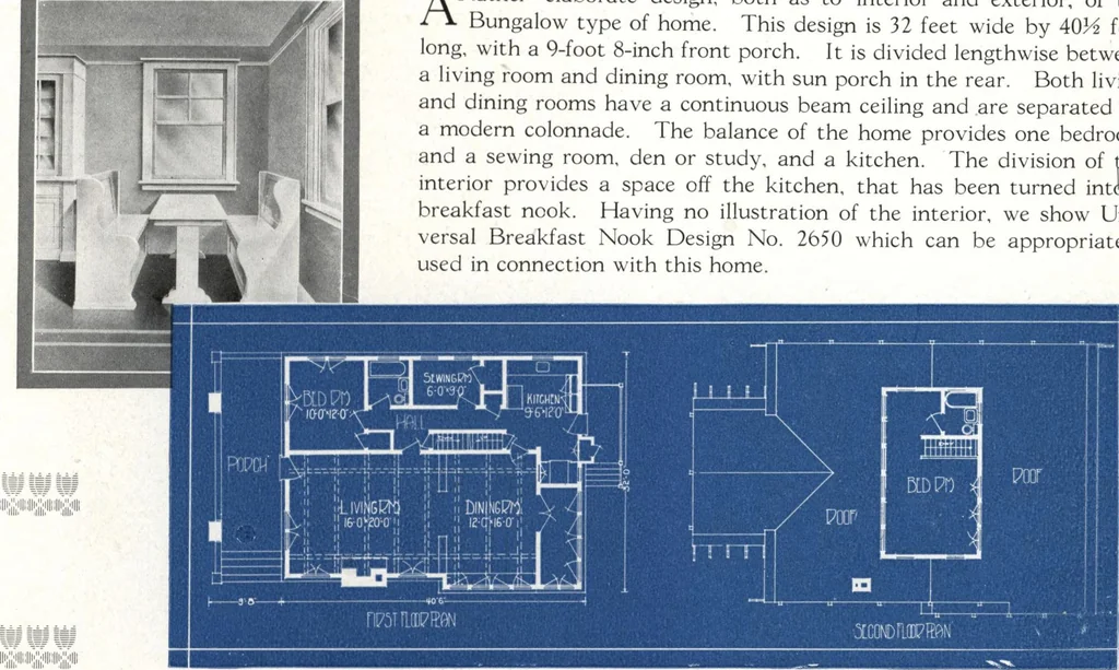 An illustration from Architectural economy, vol. 1, 1920, leaf 38