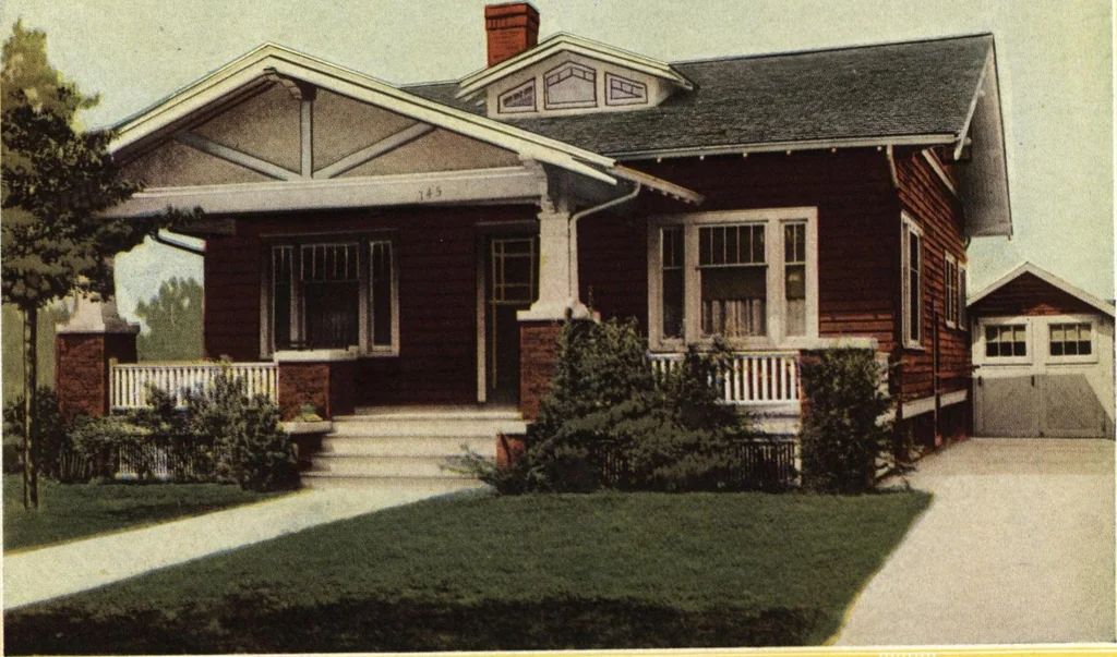 An illustration from Architectural economy, vol. 1, 1920, leaf 39