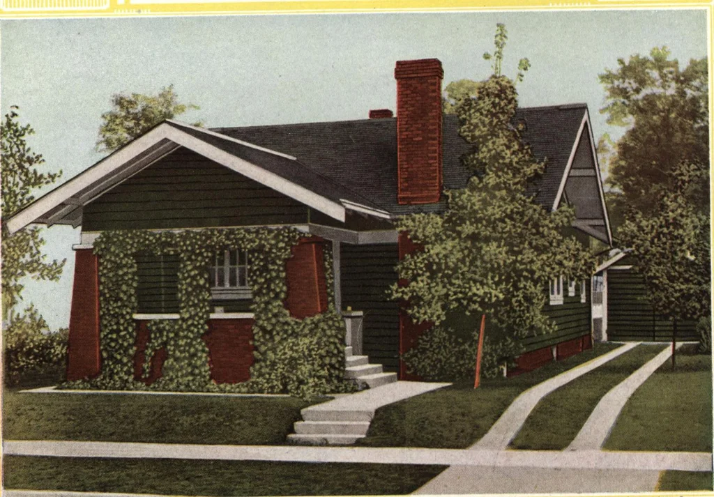 An illustration from Architectural economy, vol. 1, 1920, leaf 41