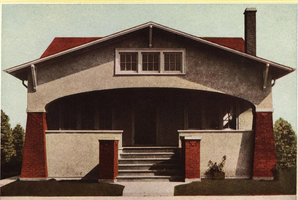 An illustration from Architectural economy, vol. 1, 1920, leaf 42