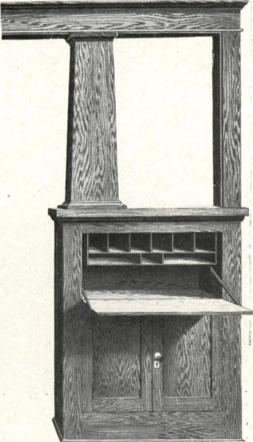An illustration from Architectural economy, vol. 1, 1920, leaf 43