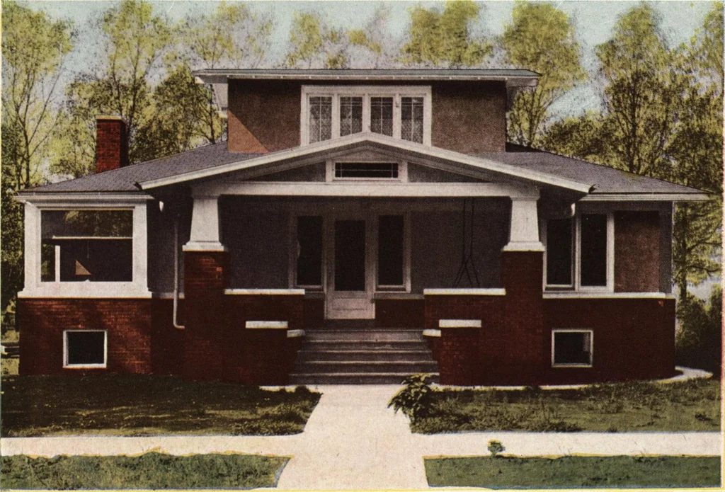 An illustration from Architectural economy, vol. 1, 1920, leaf 44