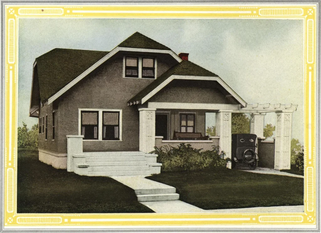 An illustration from Architectural economy, vol. 1, 1920, leaf 49