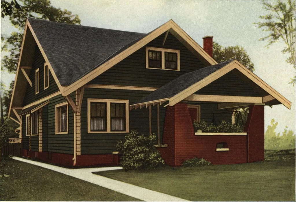 An illustration from Architectural economy, vol. 1, 1920, leaf 50