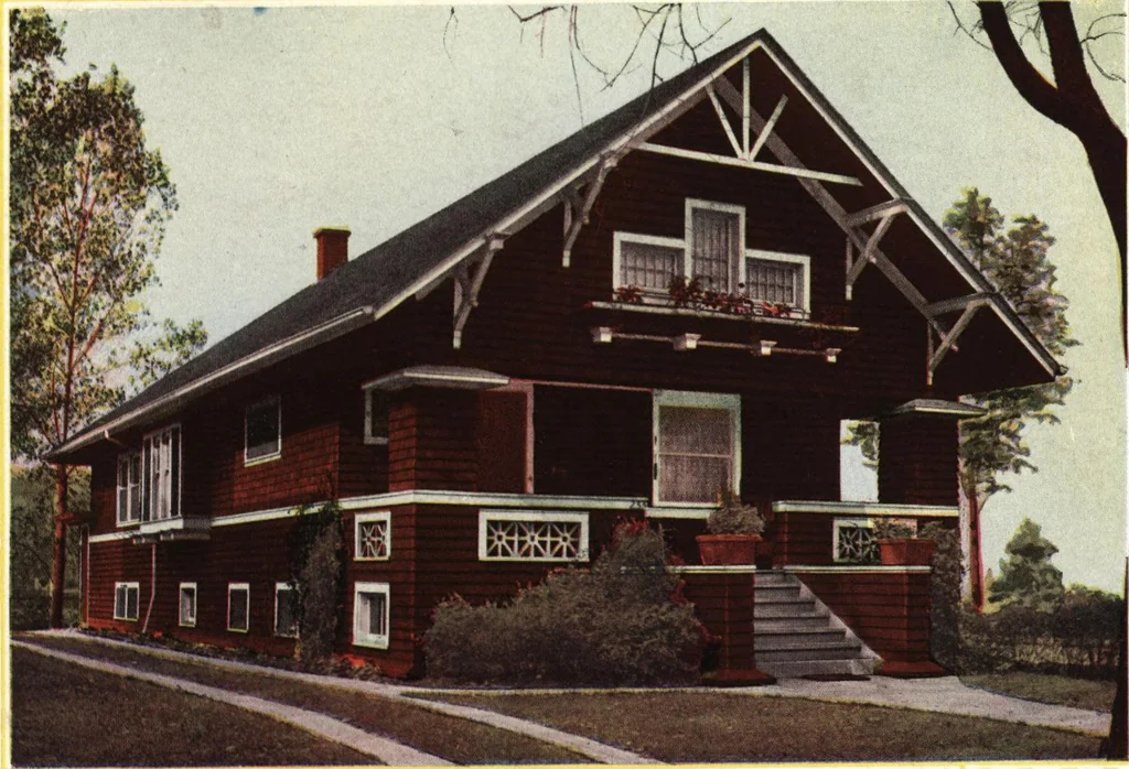 An illustration from Architectural economy, vol. 1, 1920, leaf 54