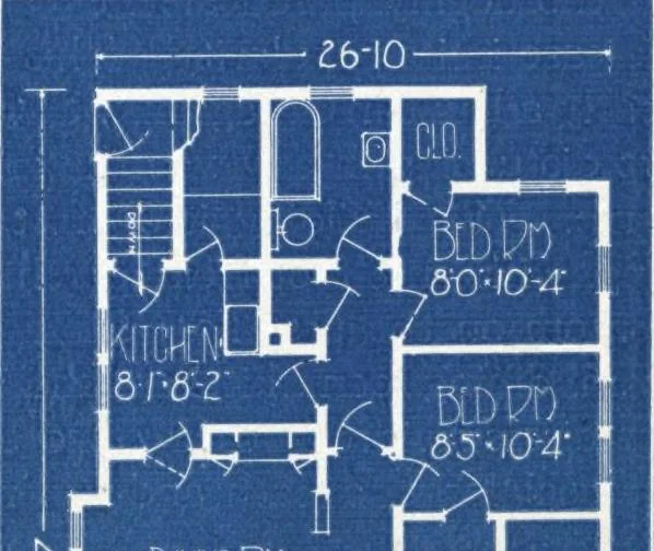 An illustration from Architectural economy, vol. 1, 1920, leaf 54