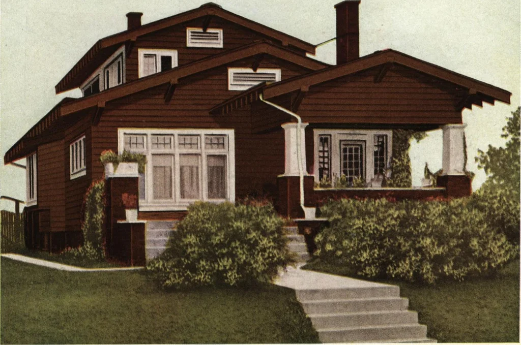 An illustration from Architectural economy, vol. 1, 1920, leaf 58