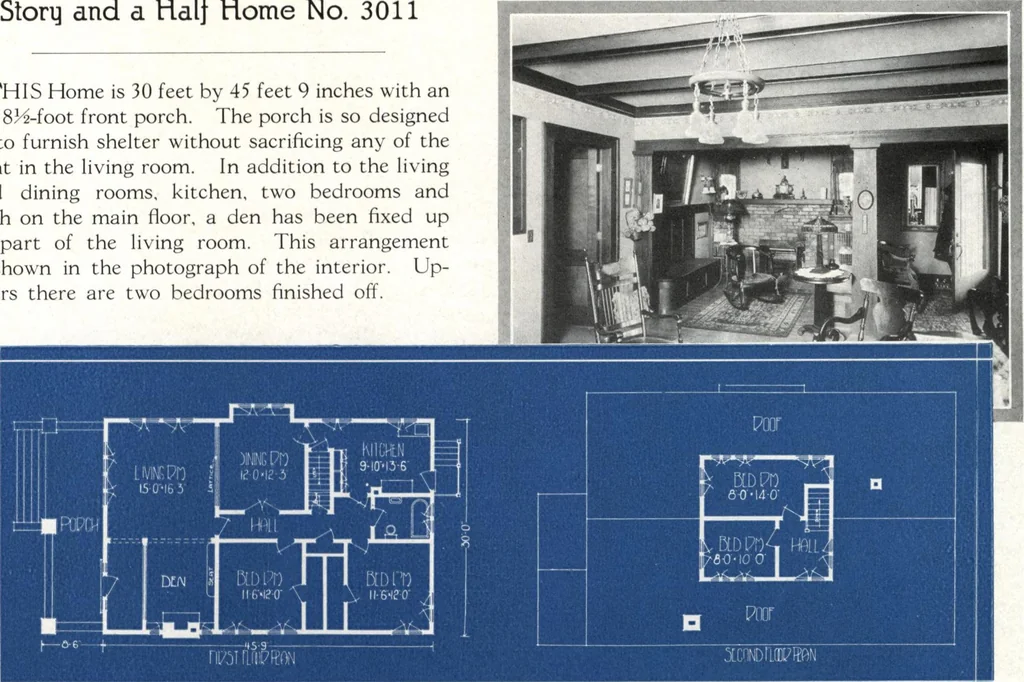An illustration from Architectural economy, vol. 1, 1920, leaf 58