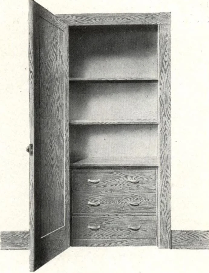 An illustration from Architectural economy, vol. 1, 1920, leaf 59