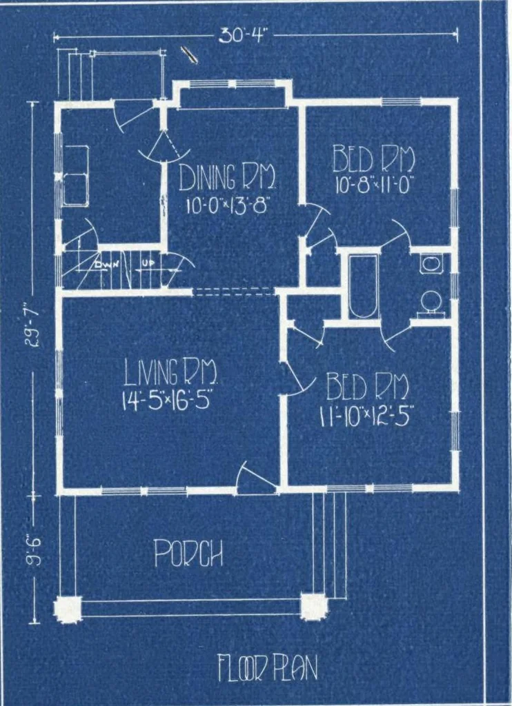 An illustration from Architectural economy, vol. 1, 1920, leaf 59